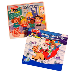 🌟 Fisher Price Little People Music Series CDs EUC Sing-a-long 3 Disc Set
